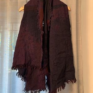 Wilfred 100% wool oversized scarf/ wrap